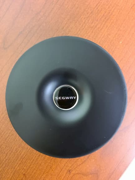 a close up of a speaker